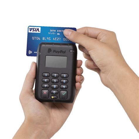 using PayPal card reader